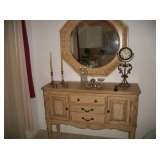 MATCHING BUFFET & MIRROR