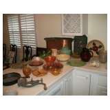 KITCHEN COLLECTIBLES & DEPRESSION GLASS