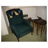 RECLINER, NESTING TABLES
