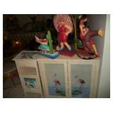 REVERSE GLASS PAINTED FURNITURE