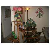 2 BAMBOO SHELVES - 1 CORNER SHELF