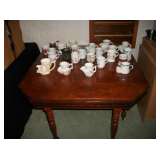 24 SHAVING MUGS, BANQUET TABLE