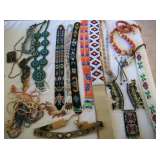 OLD AMERICAN INDIAN BEADED JEWELRY