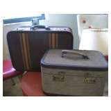 VINTAGE LINEN SUITCASES