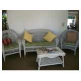 LOTS OF WICKER FURNITUR