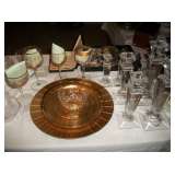 35 PCS. GOLD TRIMMED STEMWARE