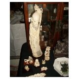 IVORY CARVINGS, EROTIC IVORY NETSUKES