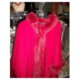 FUR TRIMMED ST.JOHN CAPE