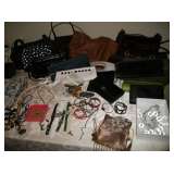 PRADA PURSES, COSTUME JEWELRY