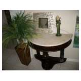 VICTORIAN DEMILUNE TABLE
