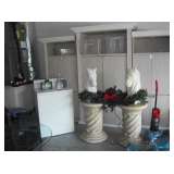 TABLE BASES, CONCRETE HORSE HEADS, MEDIA CENTER