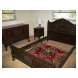 OLD WORLD SOLID WOOD  BR SUITE