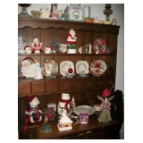 WELCH DRESSER, XMAS ITEMS