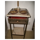MARBLE TOP METAL STAND