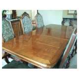 EXQUISITE TABLE & 8 CHAIRS