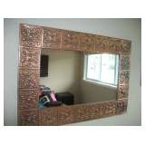COPPER FRAMED MIRROR