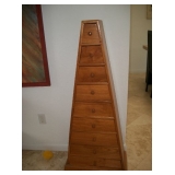 TEAK PYRAMID CABINET