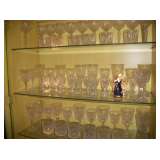 WATERFORD "LISMORE" SETS OF 12 TUMBLERS & STEMS