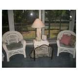 WICKER + 1 ROCKER & SETTEE