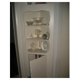 CORNER CABINET, WATERFORD CRYSTAL