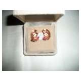 14K ART DECO - RUBIES & DIA.