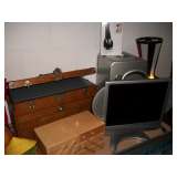 MINI FRIDGE, FLAT TV