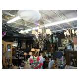 DOZENS OF CHANDELIERS