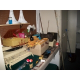 lots of fishing gear