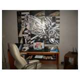 THOMASVILLE LEATHER CHAIR