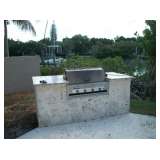GRILL & STONE ENCASEMENT