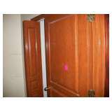 BI-FOLD MAHOGANY DOORS