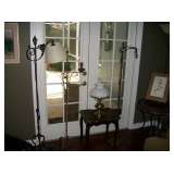 3 ANTIQUE FLOOR LAMPS
