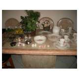 CORAL TABLE & 4 CHAIRS