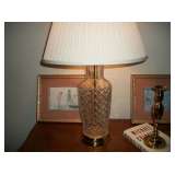 PAIR WATERFORD LAMPS