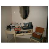 CORNER DESK & CHAIR, BROTHER SEW. MACH.