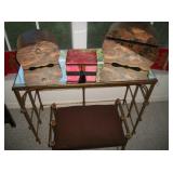 MIRRORED TABLE & BENCH