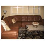 3 PC. LEATHER SECTIONAL