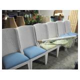6 STURDY WICKER CHAIRS