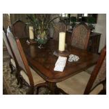 HENREDON TABLE & 6 CHAIRS