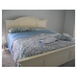 KING BED & HEADBOARD