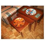 TEAK NESTING TABLES