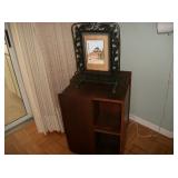 TEAK REVOLVING BOOK CASE