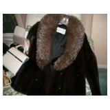 MINK JACKET, FOX COLLAR