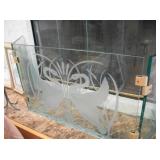3/4 " ETCHED GLASS