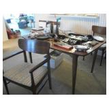 MID-CENTURY TABLE/6 CH