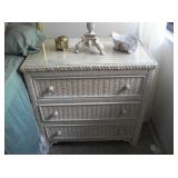 2 WICKER NT. STANDS & DRESSER