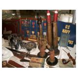 WWII SHELLS - KNIVES - MEDALS - PHOTO ALBUMS - MORE!