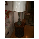 PAIR JADE LAMPS