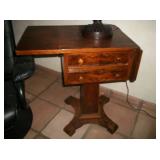ANTIQUE DROP LEAF STAND
