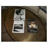 BRASS TABLE, "COFFEE TABLE BOOKS